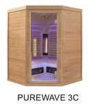 Sauna infravermelhos completa 149 x 140 x190 mergulho salgado piscina