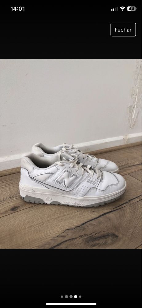 New Balance 550 brancos