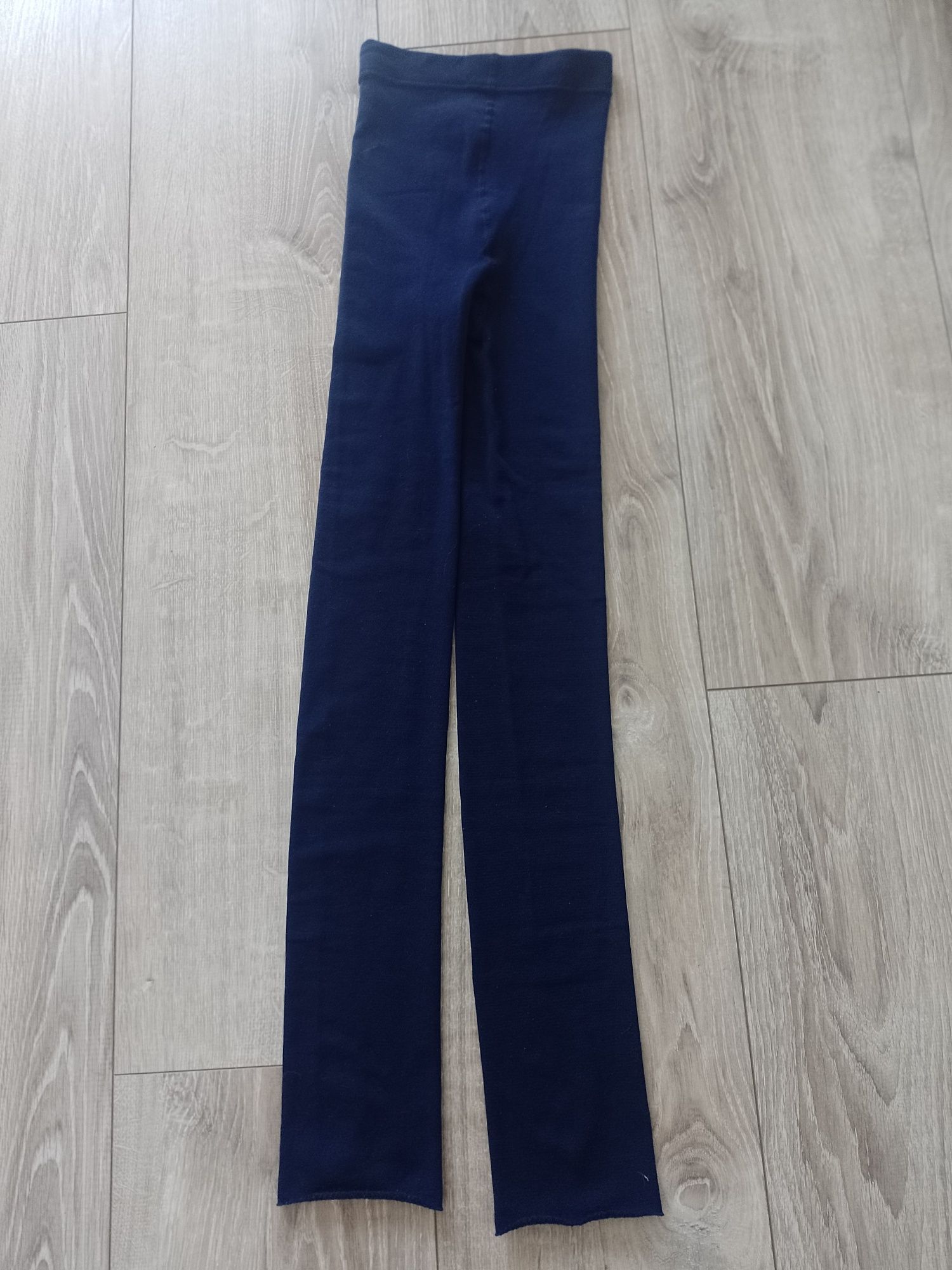 Leginsy ocieplane dla dziewczynki roz 10-11 lat 140-146 cm