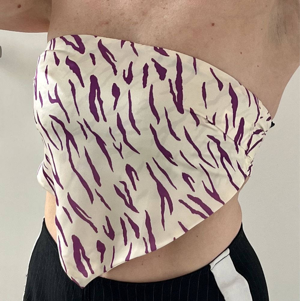 Top wiazany na plecach Boohoo S/M