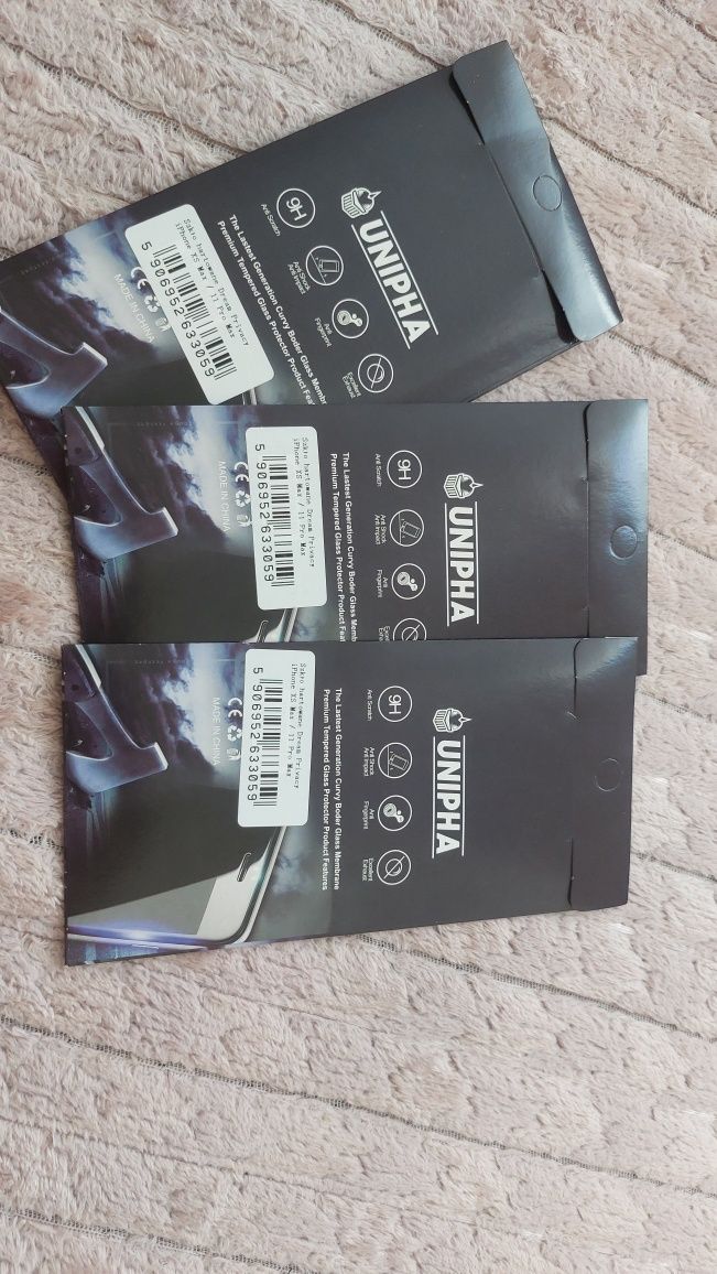 3x antyszpiegowskie szklo hartowane iPhone XS Max/ 11 PRO Max
