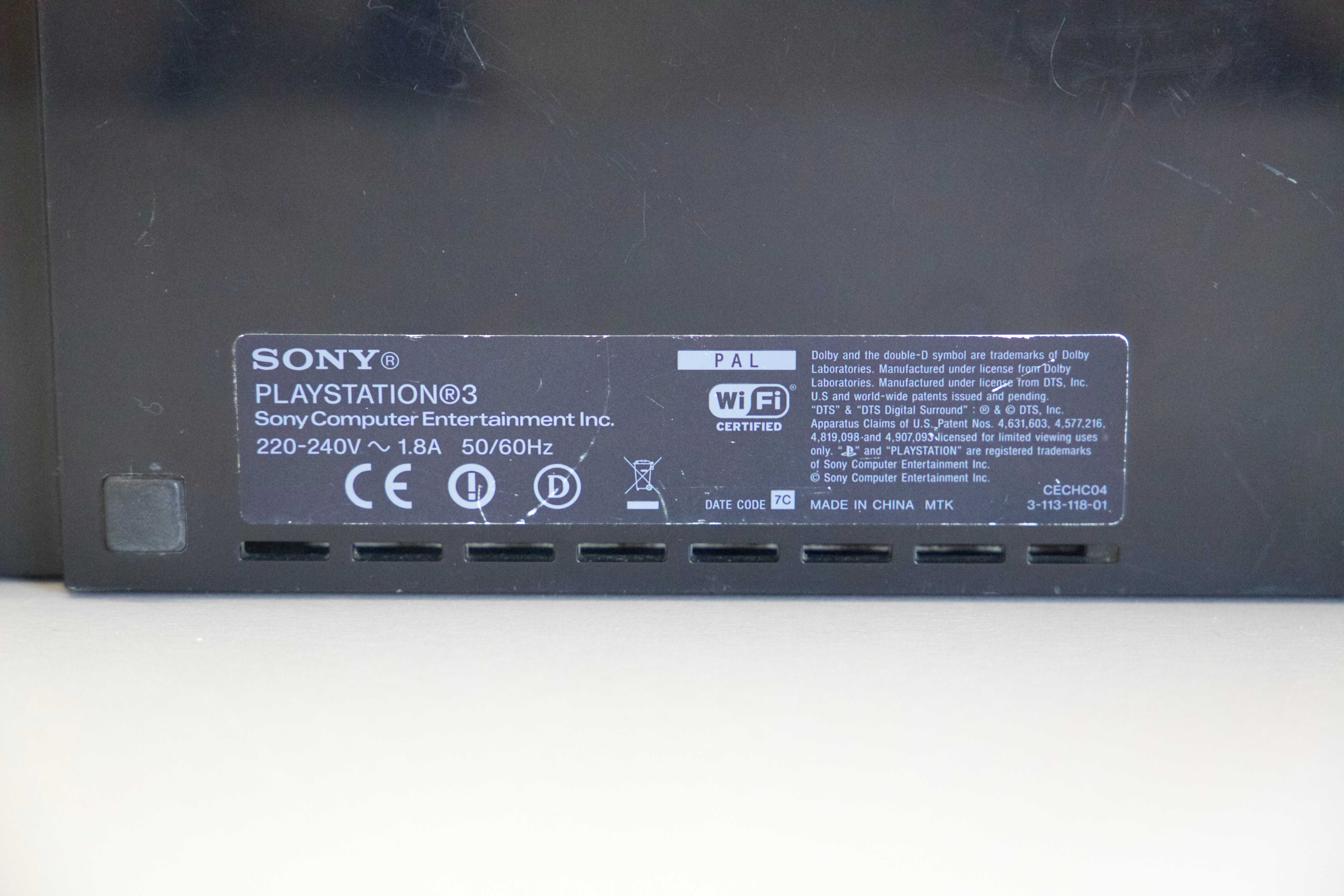 Konsola PS3 FAT CECHC 04 1TB DELID CFW kontroler SixAxis