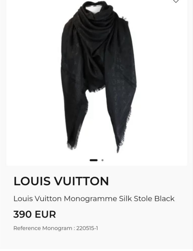 Шарф шаль хустка louis vuitton оригінал