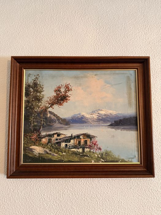 Quadro Aguarela com Moldura