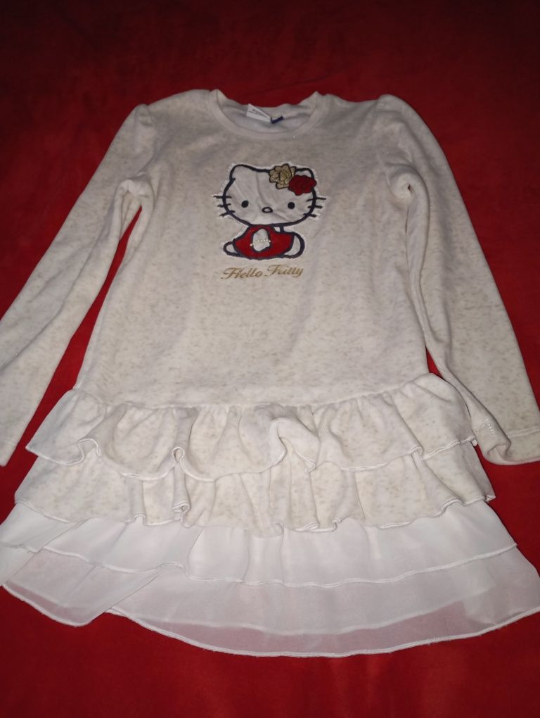Костюм велюровий для дівчинки Hello Kitty на 8 років