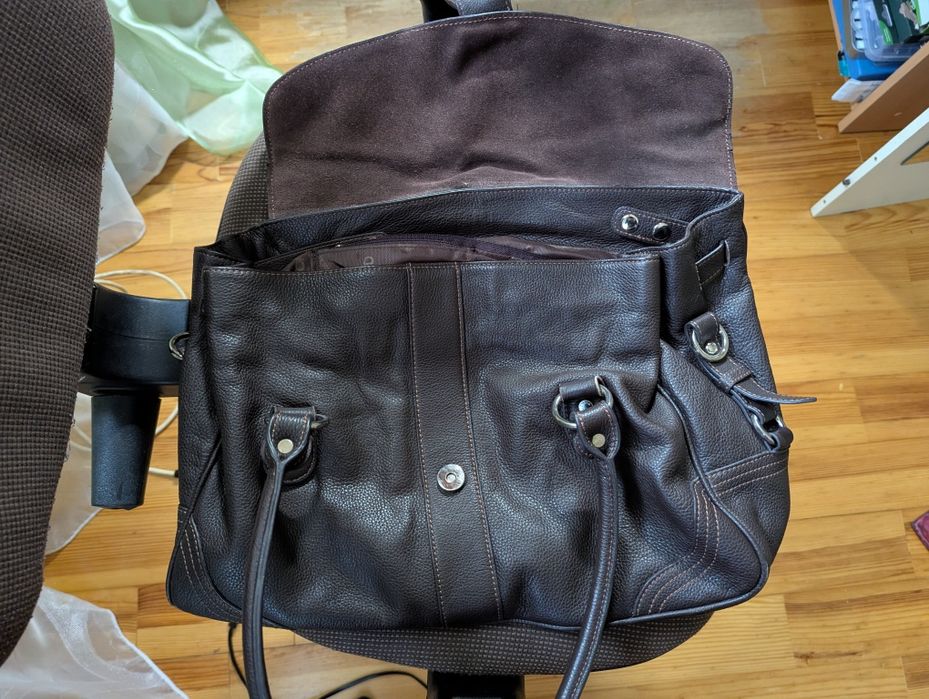 Сумка коричнева зі справжньої шкіри Picard оригінал