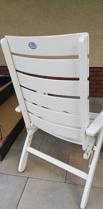 fotel ogrodowy leżak drewniany krzesło komplet meble ogrodowe leżaki