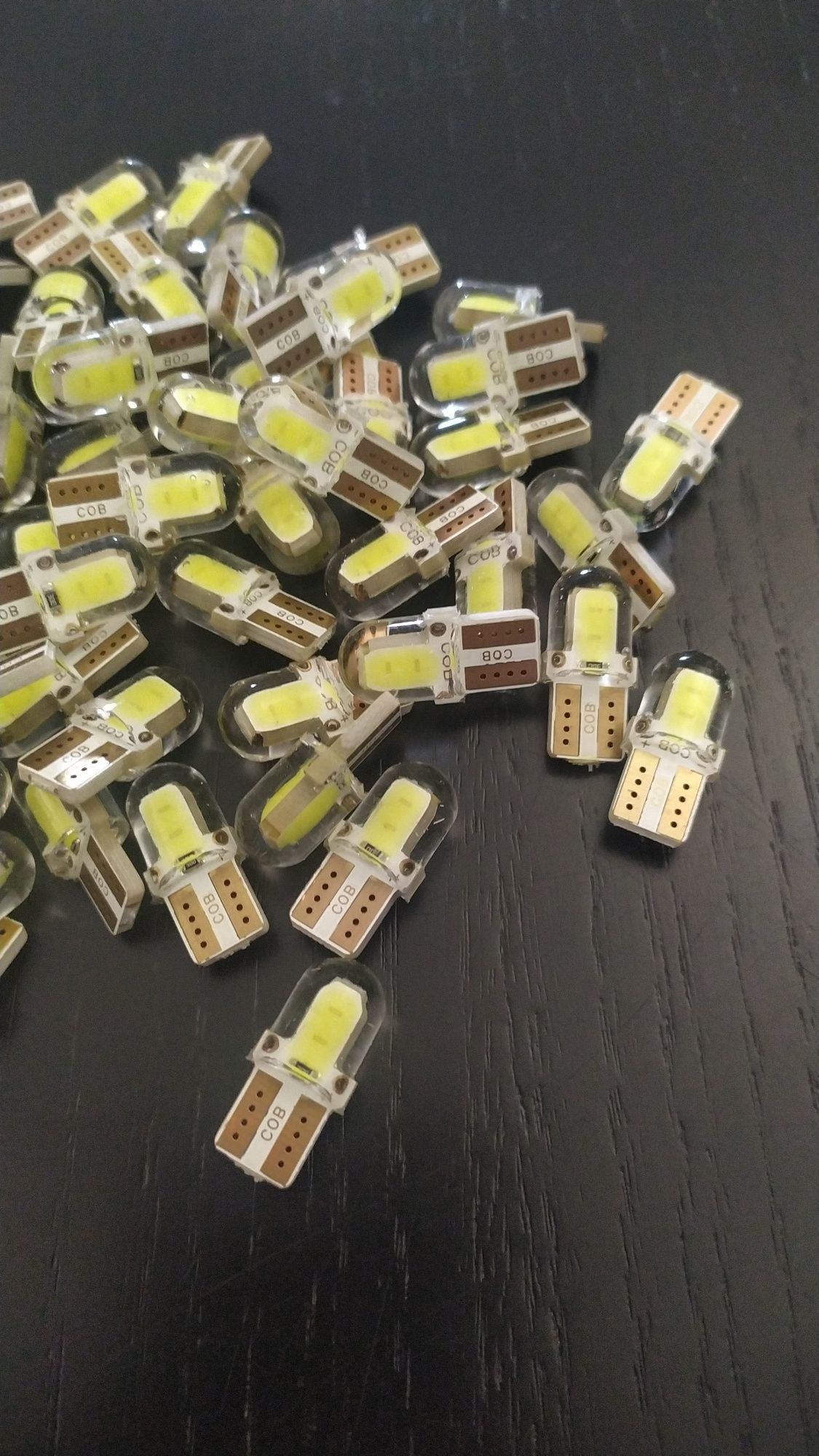 Leds T10 cob canbus