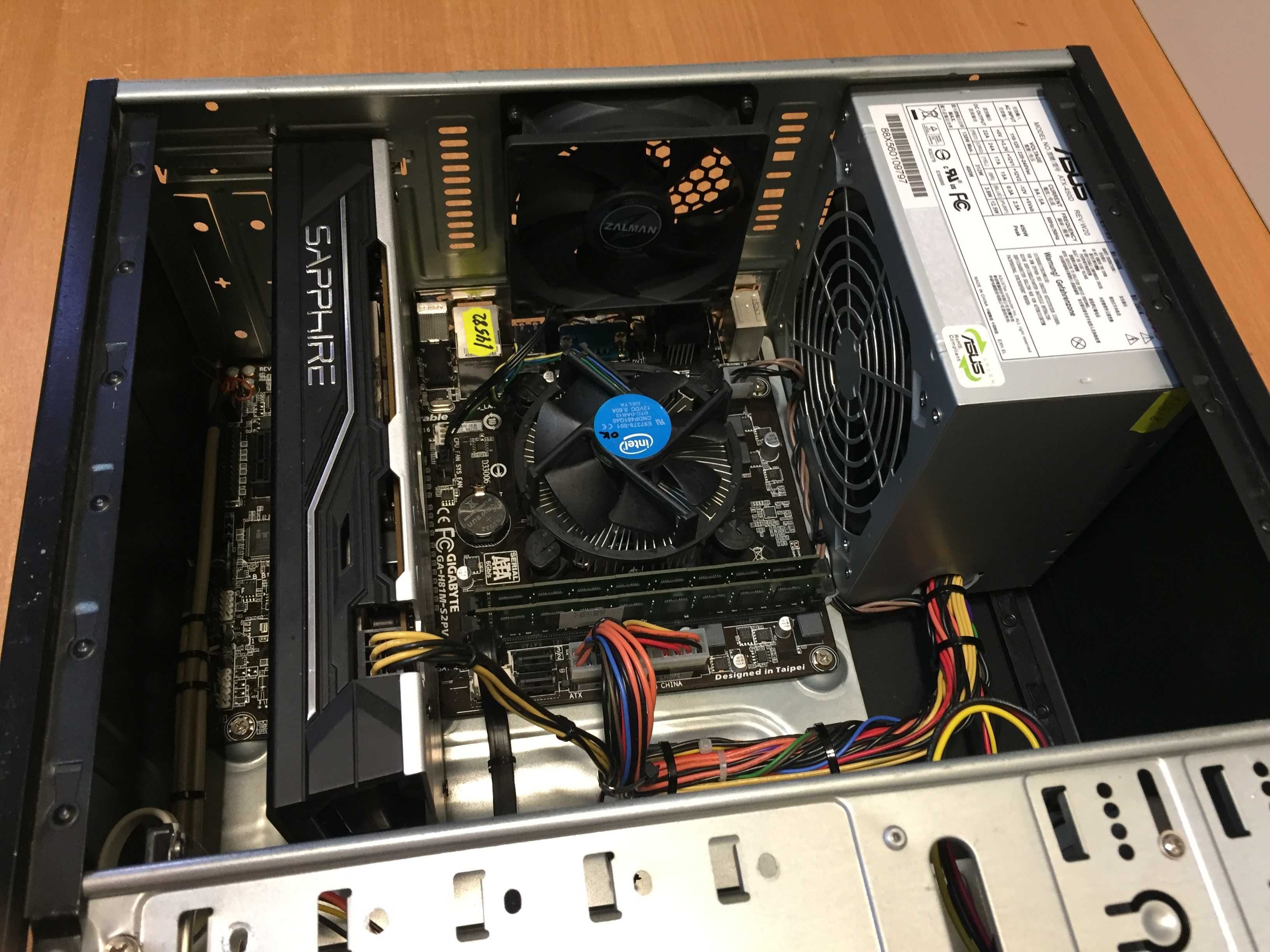 Игровой Компьютер i3-4170, DDR3 16Gb, SSD, HDD RX570 8Gb ПК