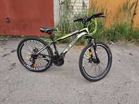 Велосипед Crossride Bullet 24" 13" 2023 Чорно-зелений