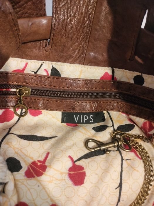 Duża torebka damska Shopperka skórzana VIPS