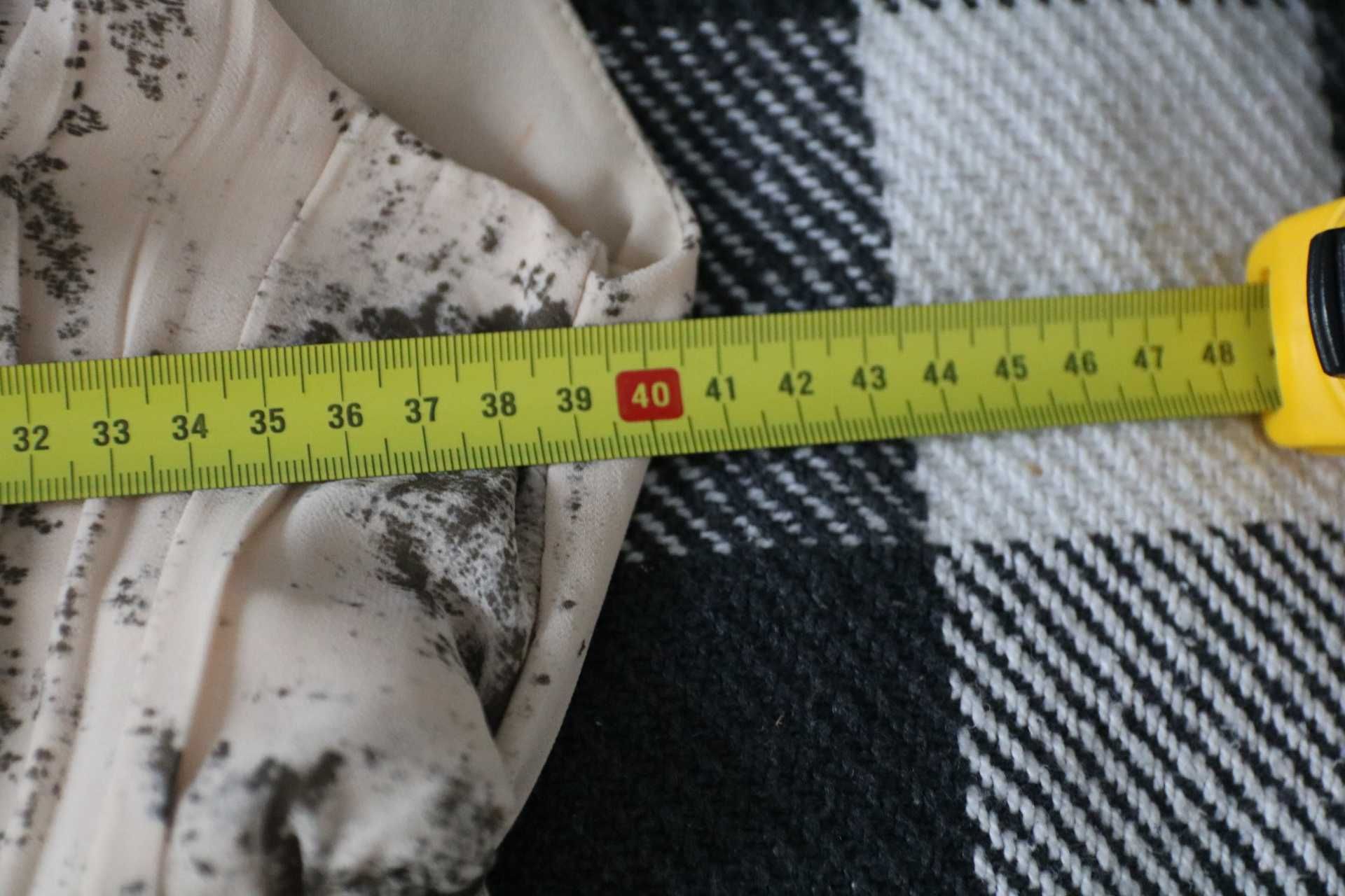 Sukienka długa maxi H&M wężowy wzór r. 36