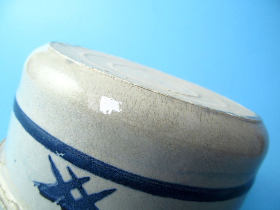 zabytkowa maselnica pojemnik ceramiczny