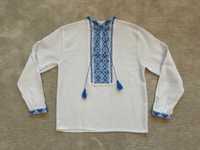 Вышитая рубашка вышиванка на 7-9 лет, ручная вышивка