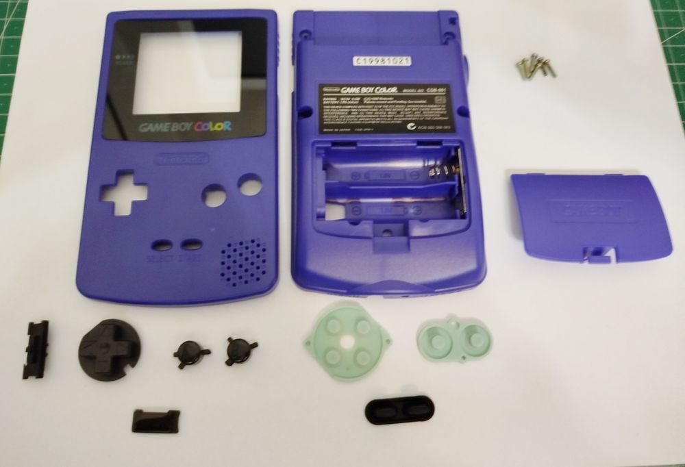 Carcaça Game Boy color roxo