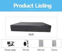 Gravador - NVR 16 Canais - Tuya / Smart Life - ONVIF - IP - VGA - HDMI