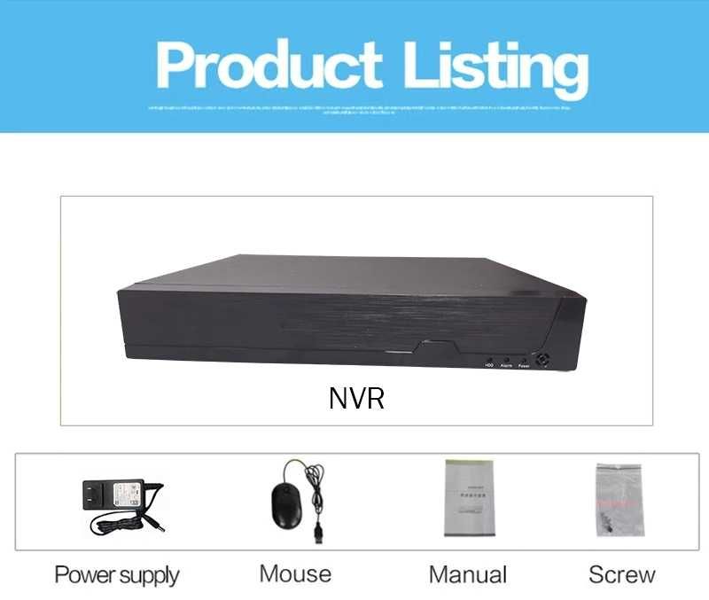 Gravador - NVR 16 Canais - Tuya / Smart Life - ONVIF - IP - VGA - HDMI