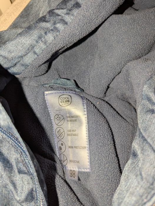 Kombinezon chlopiecy zimowy, 98, granat