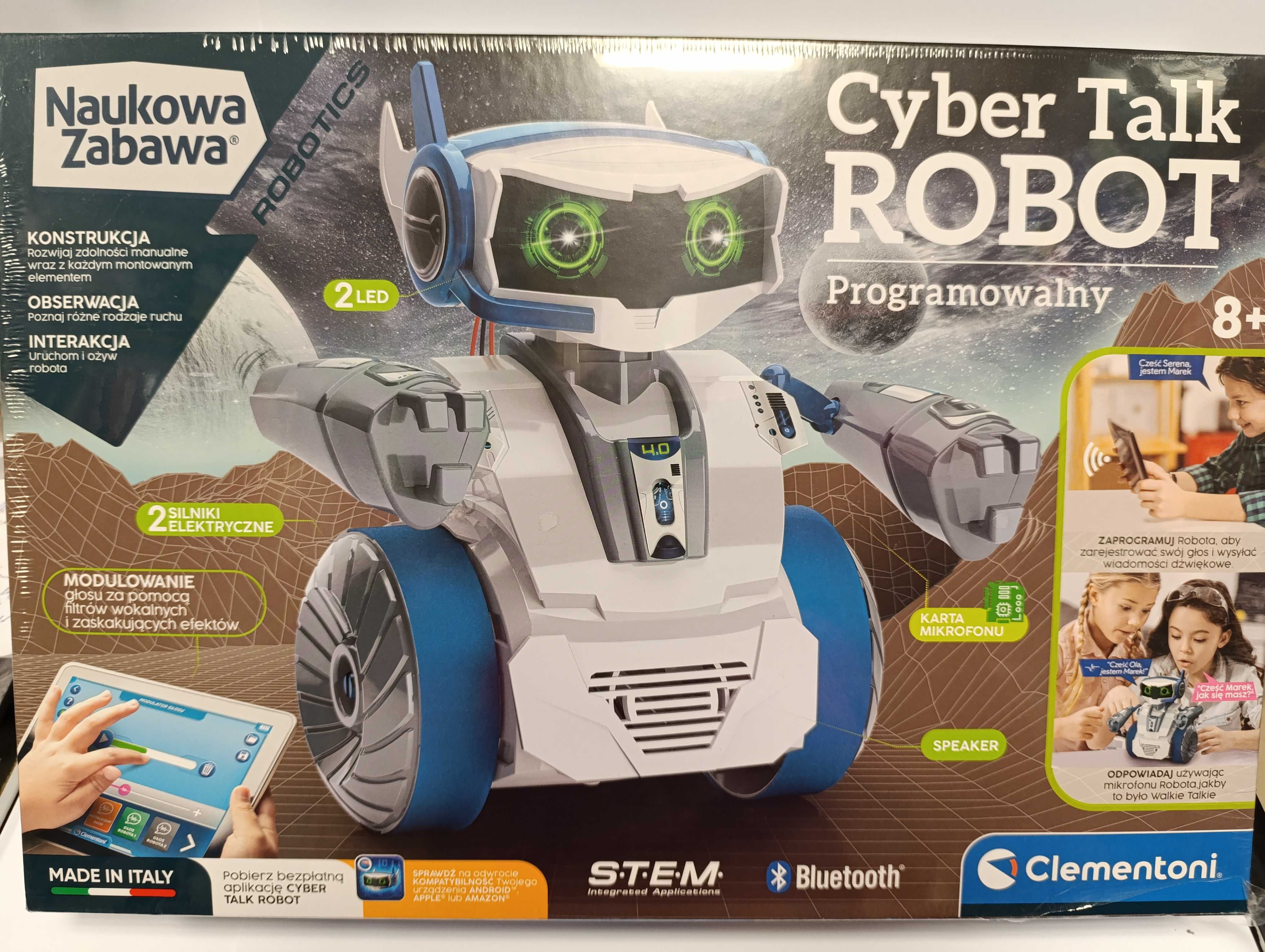 Cyber Talk Robot Clementoni 50122 MÓWIĄCY do programowania i kodowania