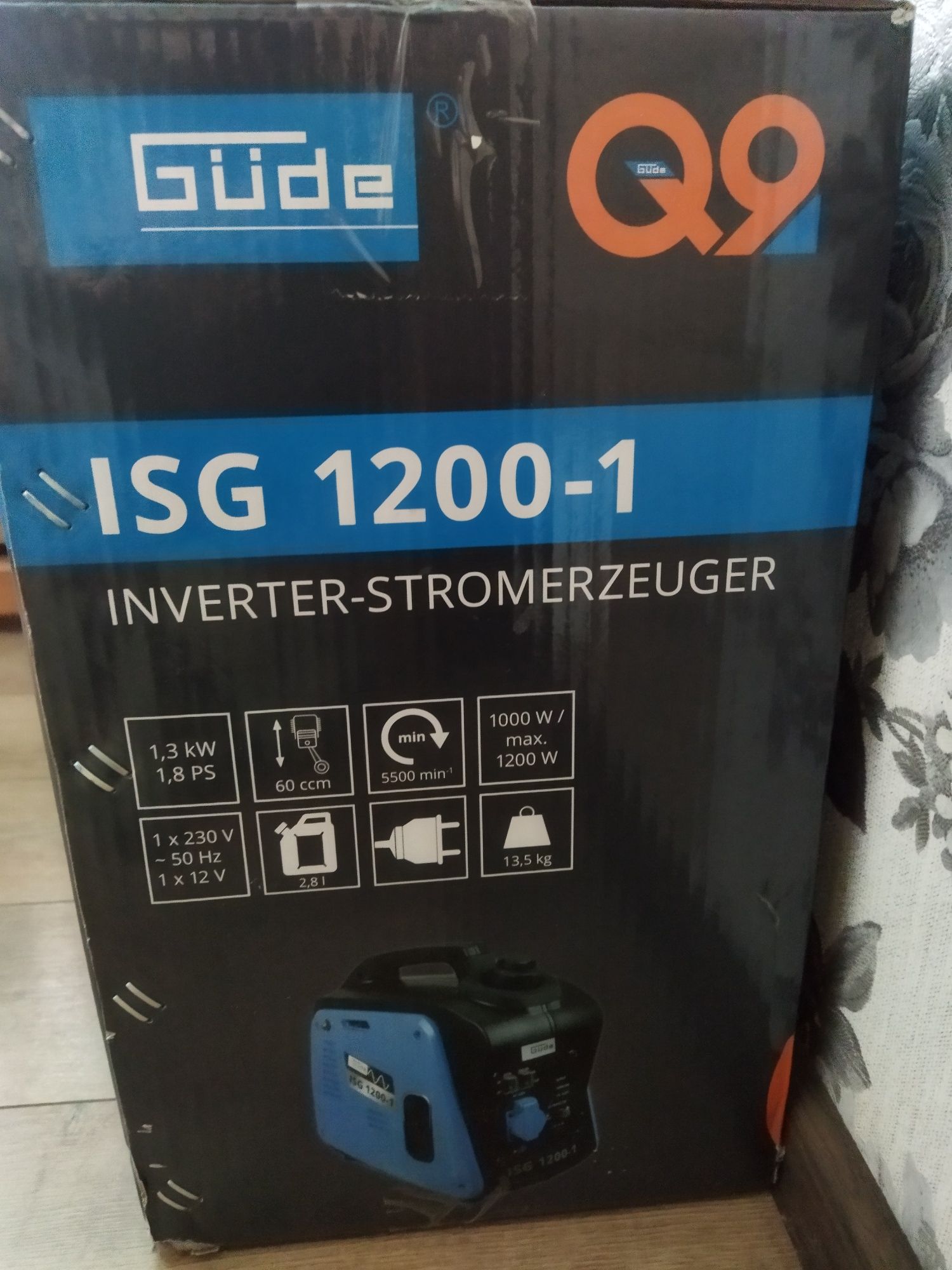 Продам практично новий Інверторний бензиновий генератор Güde ISG 1200-