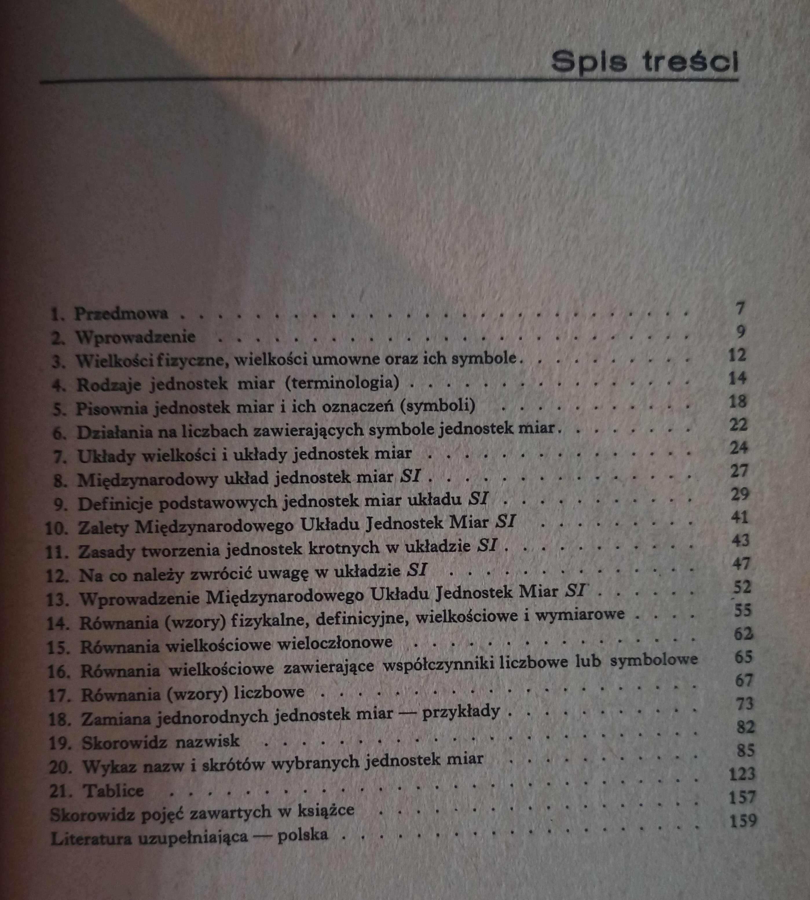 Heliodor Chmielewski Międzynarodowy układ jednostek miar podręcznik