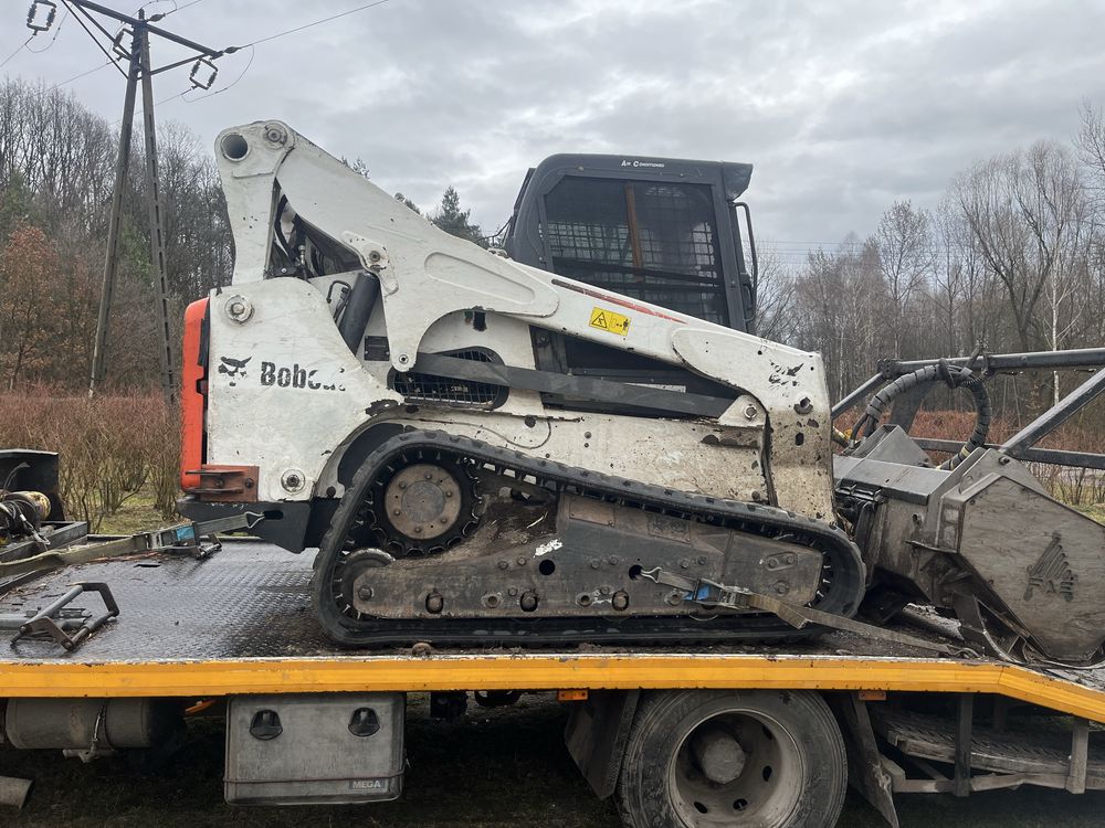 Bobcat T870 mulczer leśny pomoc drogowa laweta