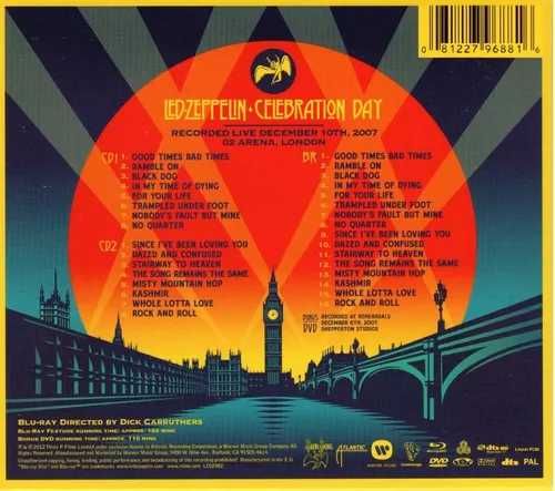 Led Zeppelin – Celebration Day (Edition Deluxe 2 CD + Blu Ray + DVD )