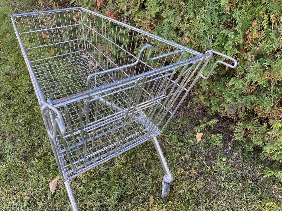 Duży wózek sklepowy