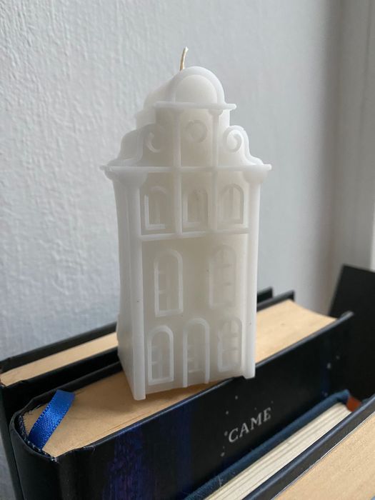 Новорічна свічка будиночок