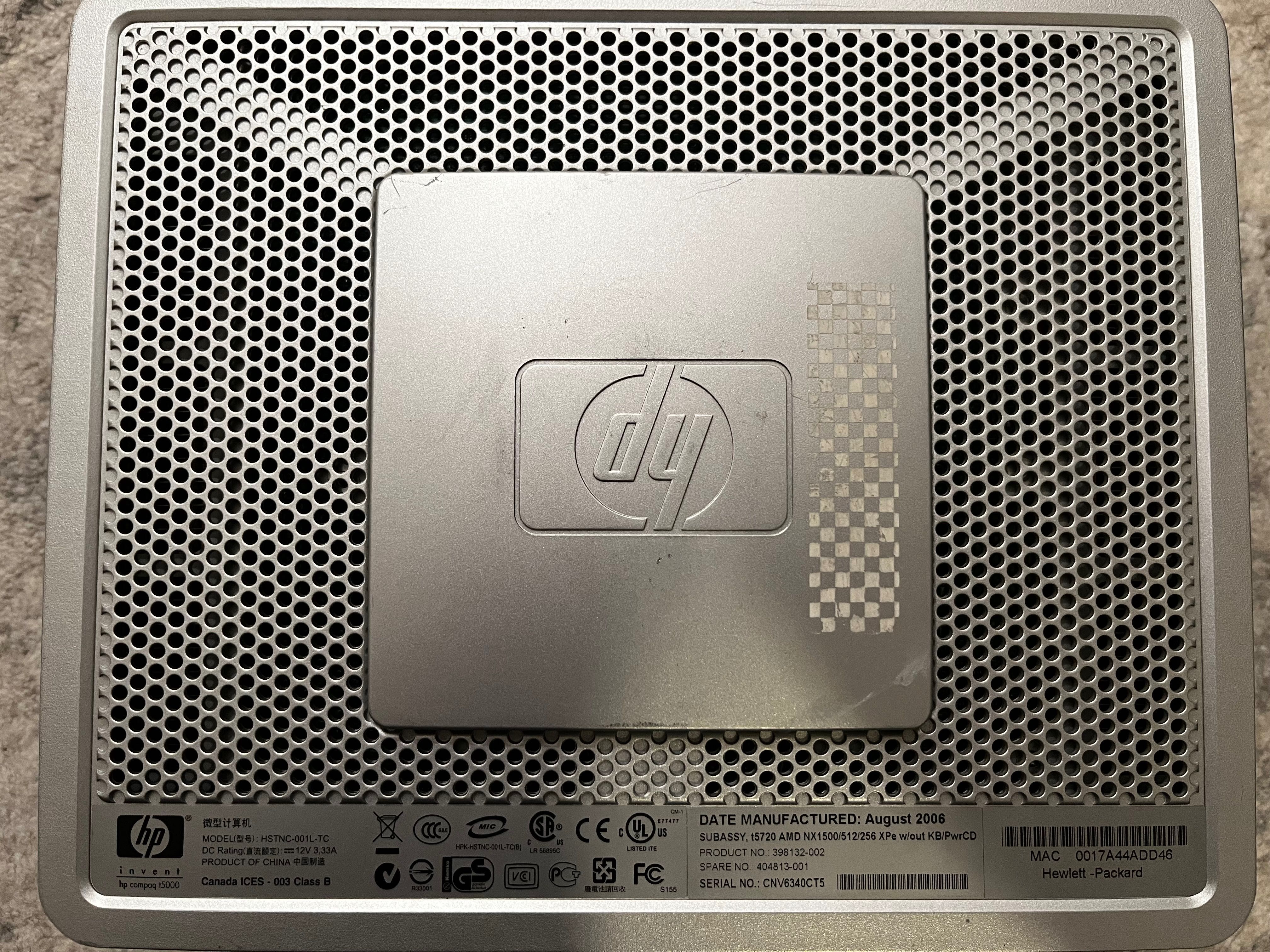 Hp t5720 wersja z PCI