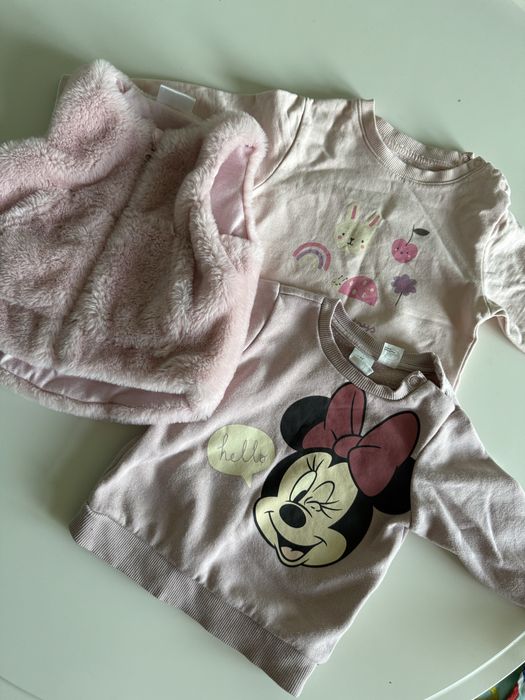 Bluza bezrękawnik 74/80