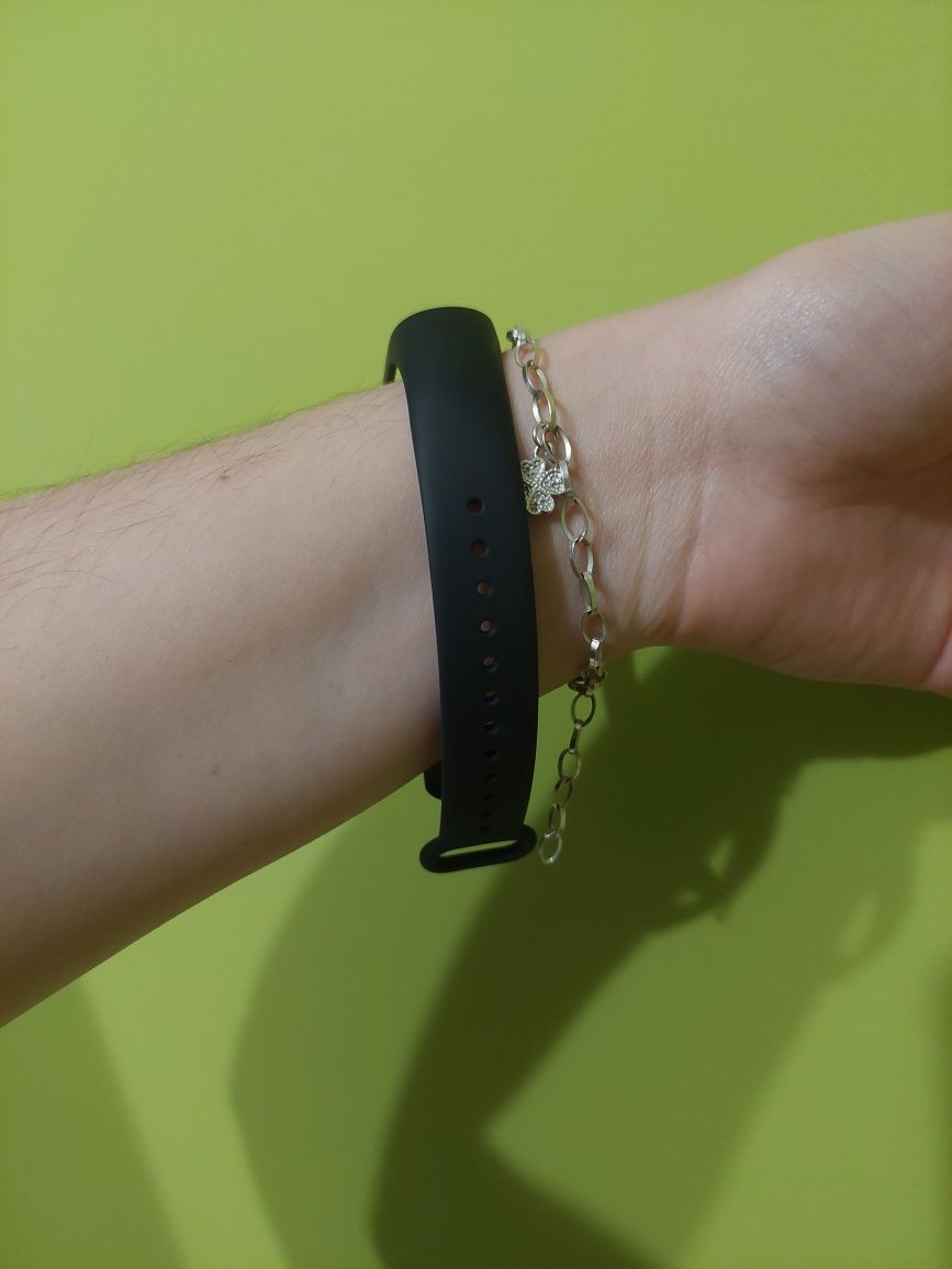 Czarna opaska do smartband