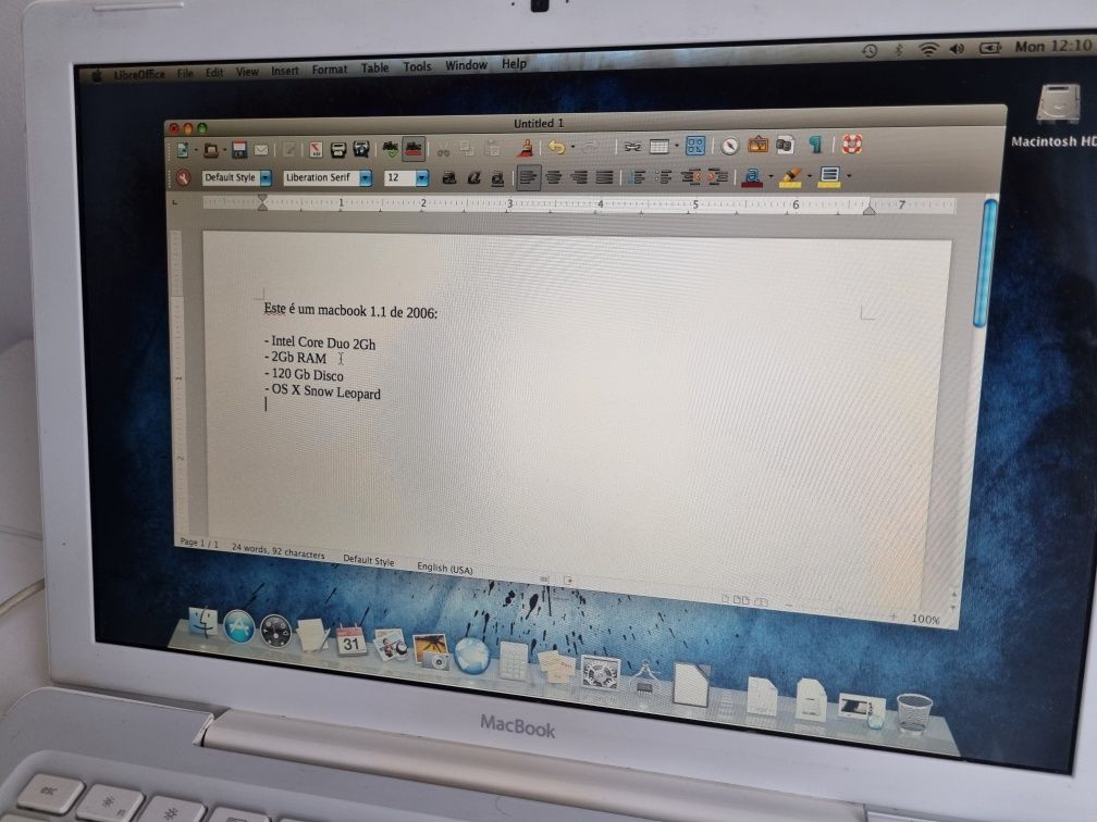 Macbook 1.1 2006