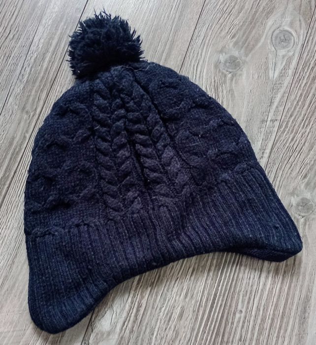 Wełniana czapka dziecięca ocieplana unisex 4/8lat H&M