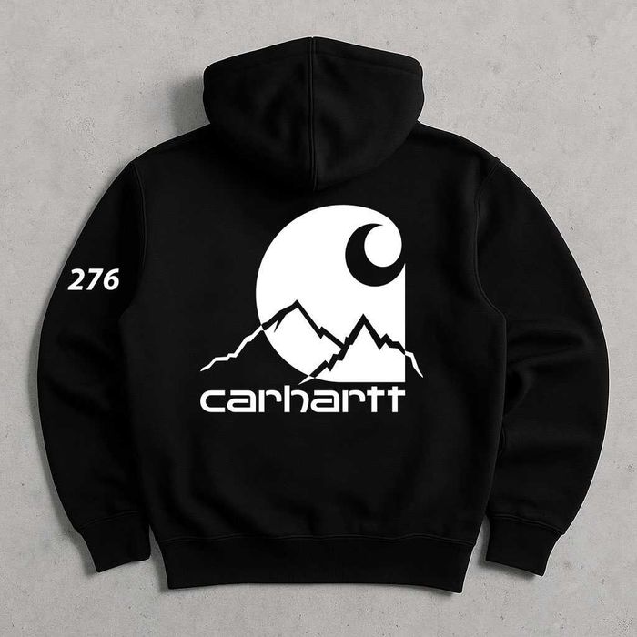 Биг Лого Принт • CARHARTT Худи Черное • Skies • Кархарт Кофта Чорна