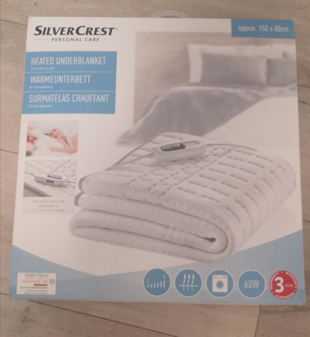 Materac/Nakładka elektryczna na łóżko SILVERCREST