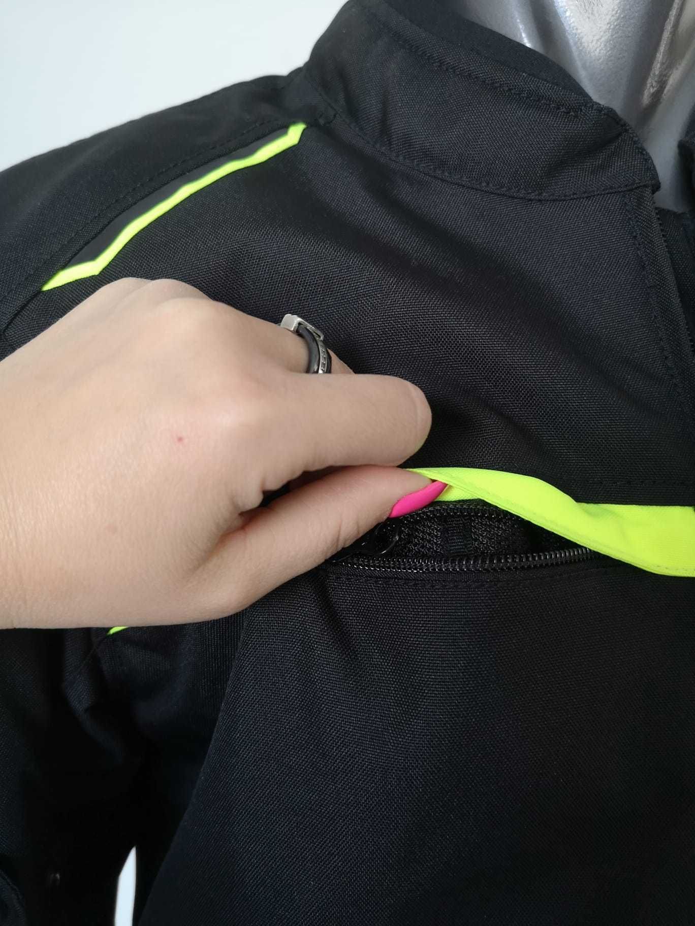 Ozone NEO kurtka  motocyklowa S, M, L, XL, XXL  Black - Yellow Fluo