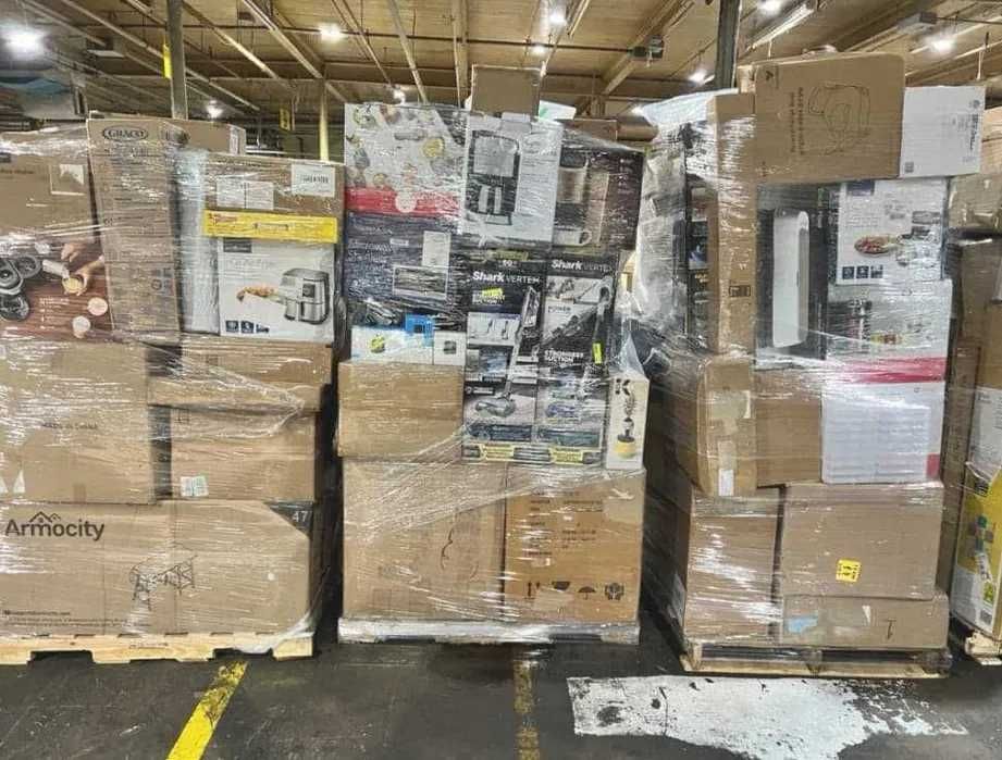 Palety Mix Amazon Elektronika Dom zwroty nadwyżki magazynowe z NIEMIEC