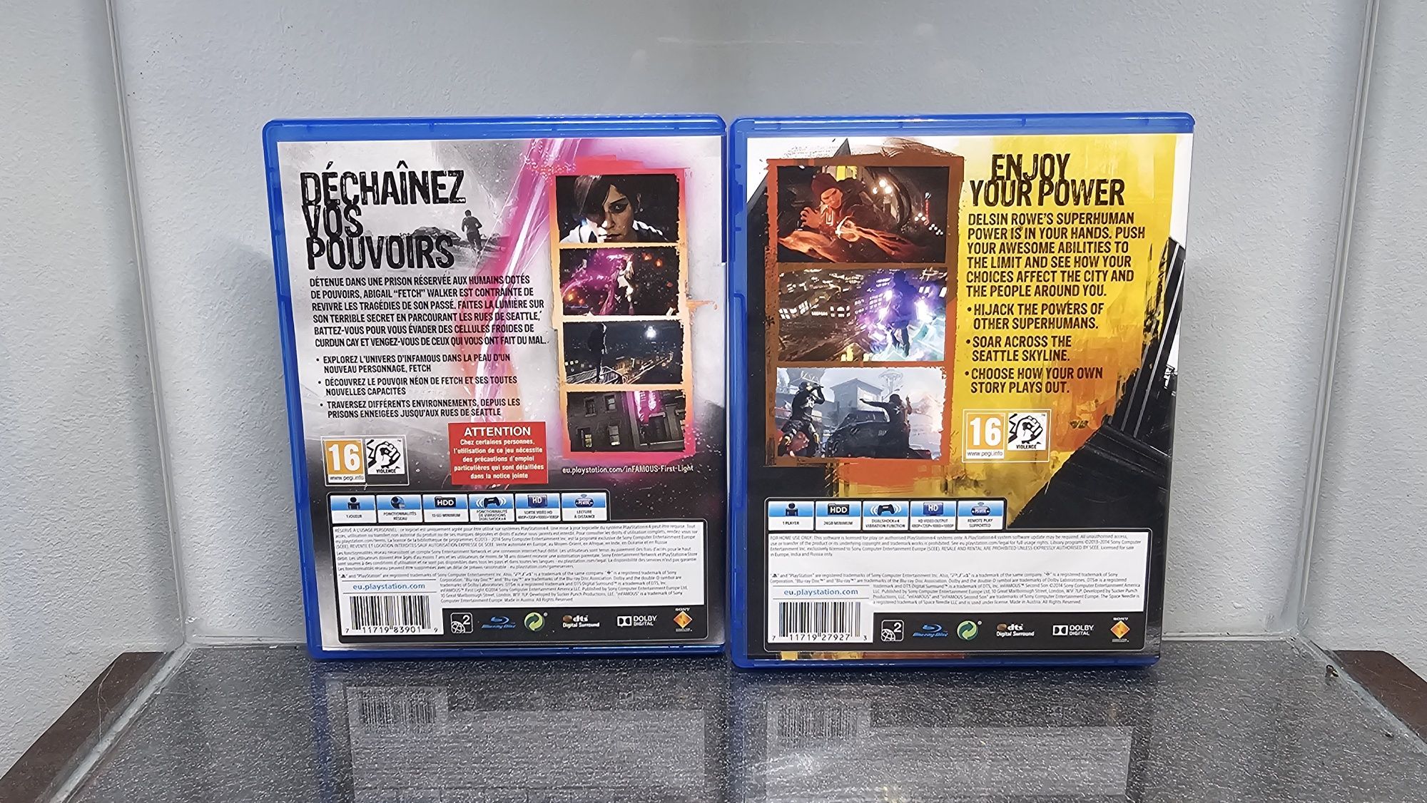 Pack 2X Infamous First Light Second Son PS4 PlayStation 4