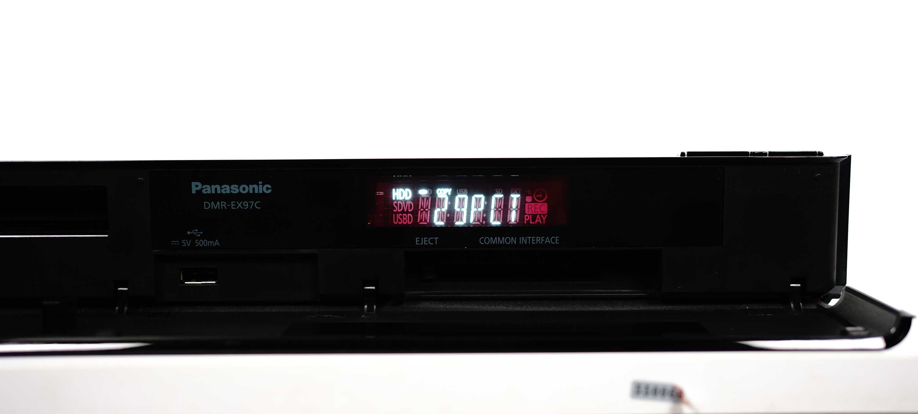 Nagrywarka HDD 500 GB Panasonic DMR-EX97C slot CI+ na moduł  DivX
