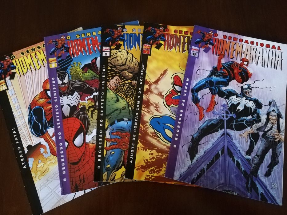 Coleção vintage completa - Livros BD - O Sensacional Homem-Aranha