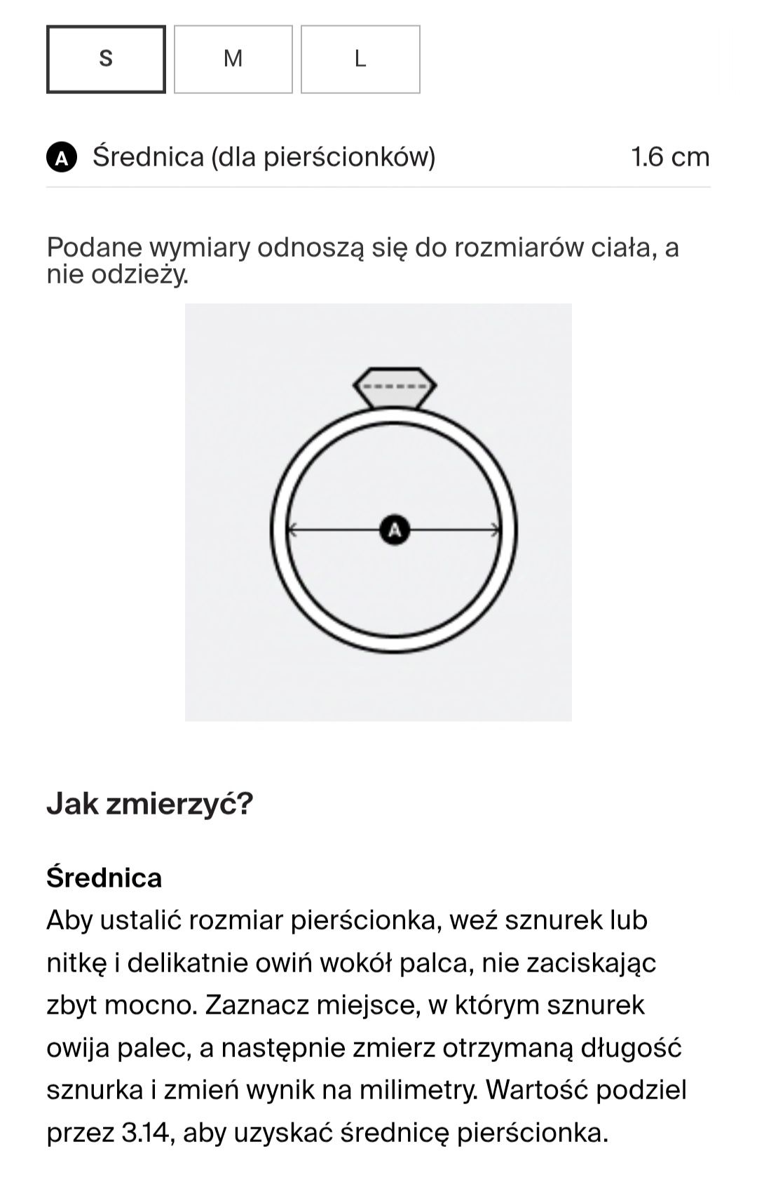 Pierścionki Mohito zestaw 3 sztuki rozmiar S
