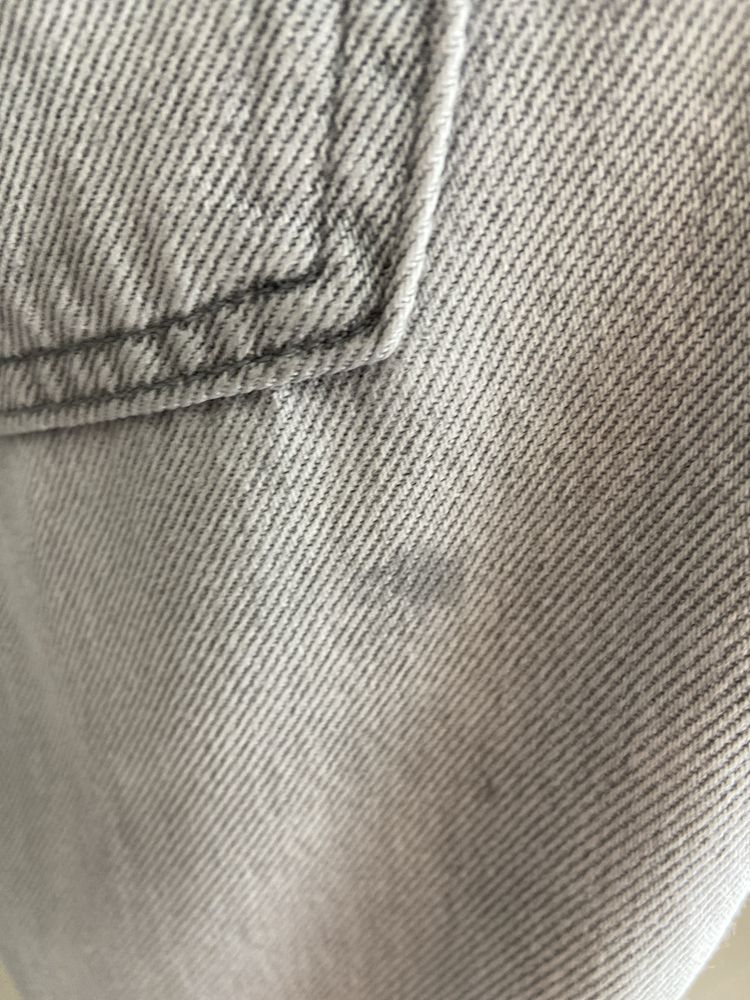 Spodnie jeasowe H&M 165 cm, jasne szare