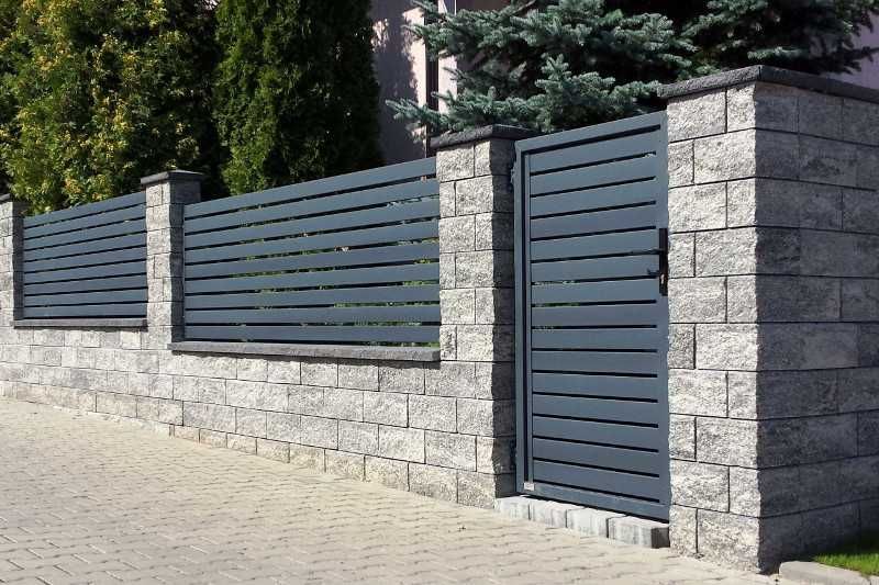 Przęsło metalowe Raro 80x20 palisada pozioma metalowa