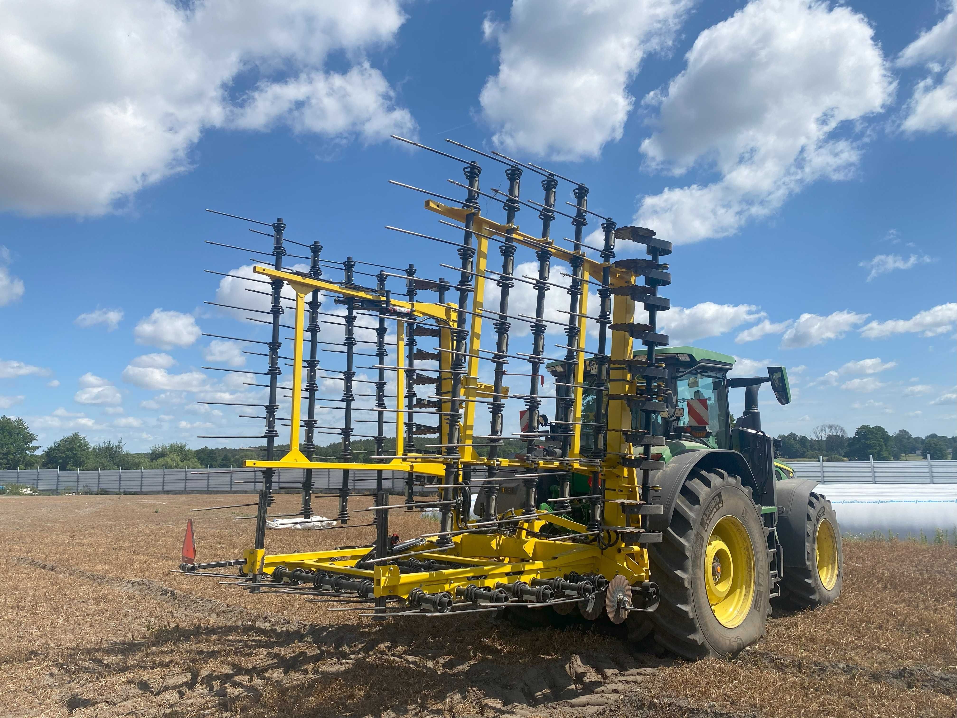 Brona palcowa do słomy Bednar Strigel PRO PN 9000 9m jak DEMO gwaranc.