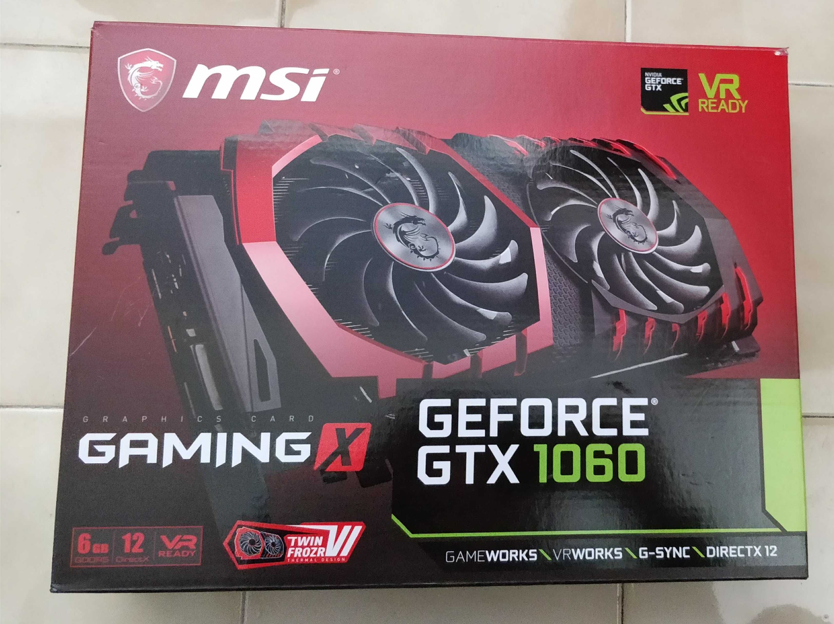 Vendo Placa Gráfica MSI Geoforce RTX 1060 6 GB