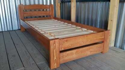 Кровать Сосна одно-спальная Деревянная 80х200см.