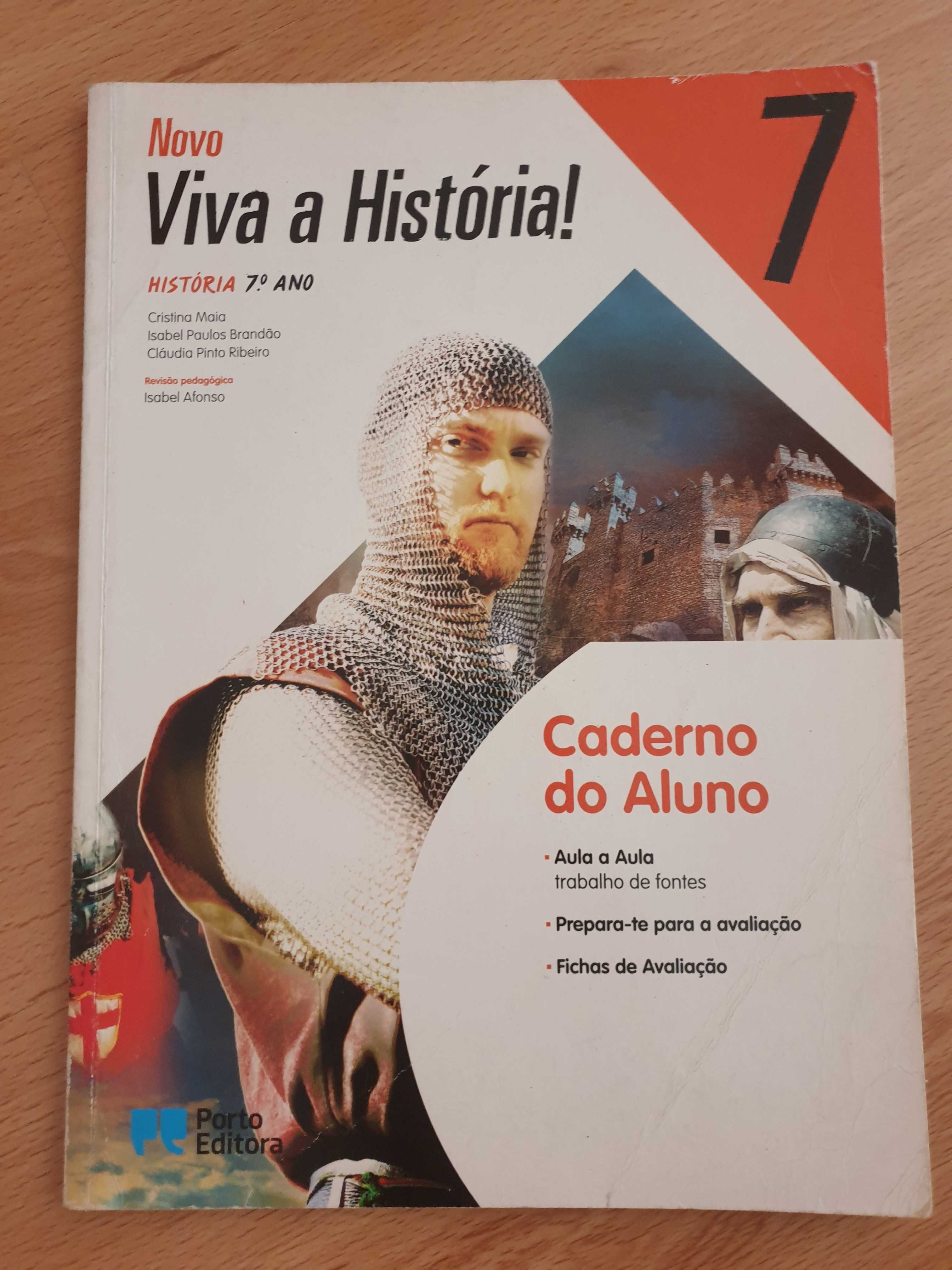 livro escolar Viva a Historia 7ºano