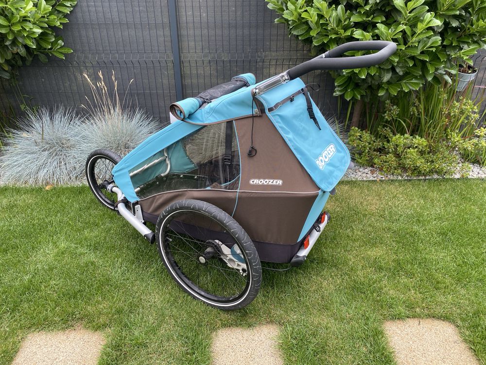 Przyczepka rowerowa 3w1 Croozer Kid Plus for 1 amortyzacja stan bdb