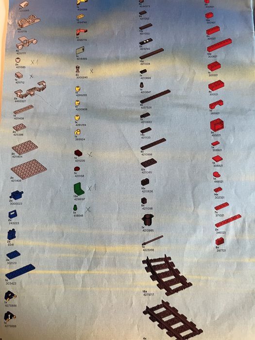 Lego City 7897 superszybki pociąg